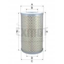 Gas filter cartridge