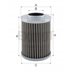 Hydraulic oil filter cartridge