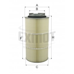 Industrial filter cartridge