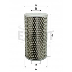 Oil filter cartridge